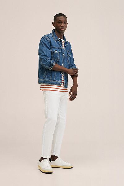 MANGO Kids Chlapecká námořnická modrá bunda27875759