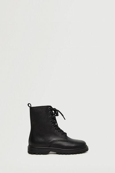 MANGO Kids Schwarze Damenstiefel und Stiefeletten 27051156