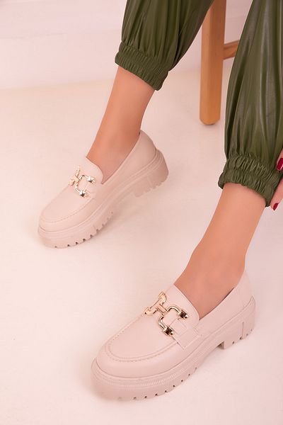 SOHO Beige Women's Casual Shoes 18354