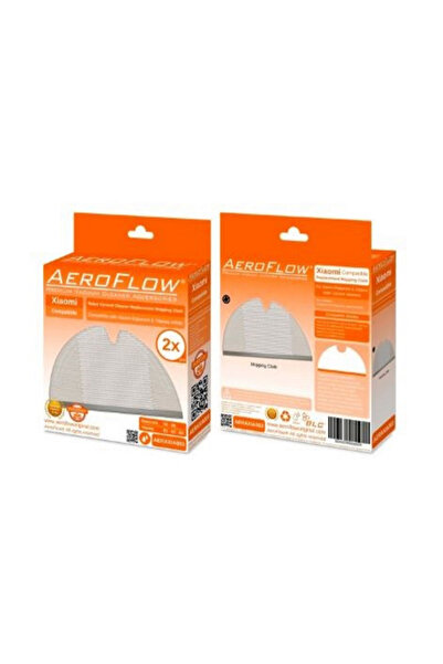 srfn ticaret Aeroflow Γνήσιο ύφασμα Xiaomi Roborock S5 Mop Fiber - Συμβατό πακέτο 2 τεμαχίων