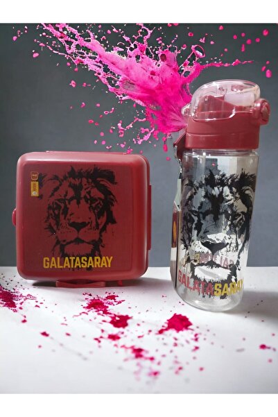 Galatasaray G.Saray Комплект за хранене с фигурка на лъв