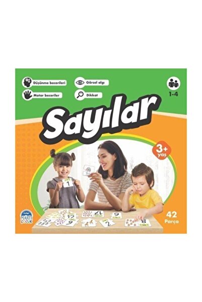 Martı Çocuk Yayınları Eğitici Yapboz Sayılar 42 Parça -