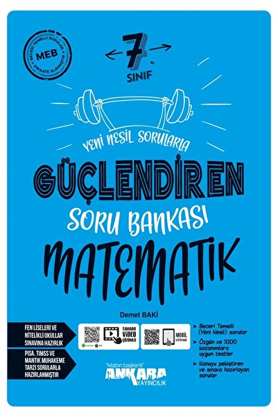 kitabın başkenti ankara yayıncılık Güncel 7.Sınıf Matematik Yeni Nesil Sorula...