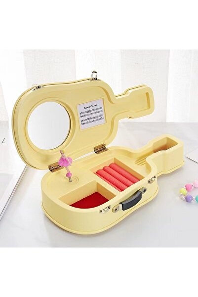 hediyeconcepti Gitar Keman Çocuk Takı Müzik Kutusu Yaratıcı Dönen Küçük Kız O...