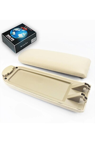 İDEAL OTOMOTİV Skoda Octavia, Fabia, Rapid Kol Dayama Kolçak Kapağı Krem Kumaş