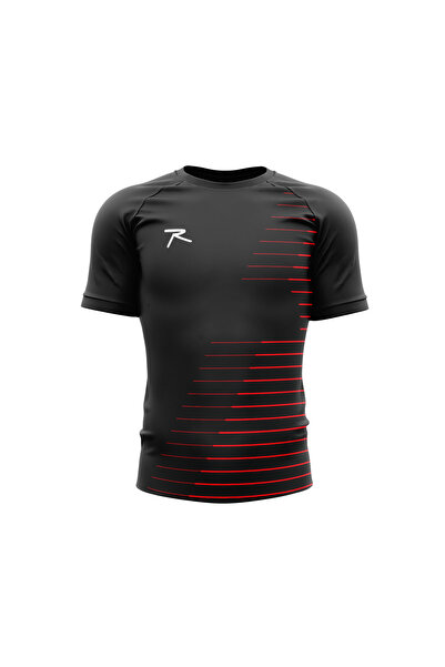 raru تي شيرت رجالي كريدو أحمر