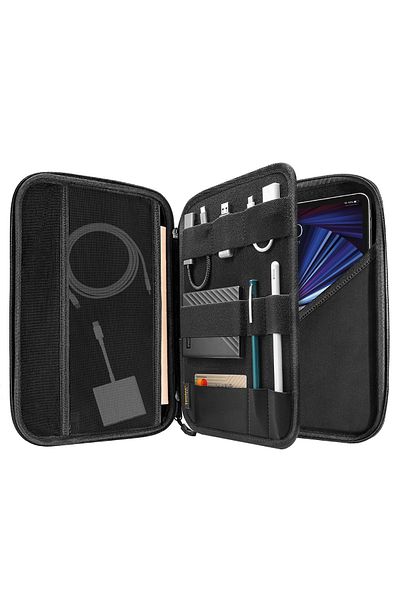 Tomtoc حافظة Fancy Case A06 مقاس 12.9 بوصة باللون الرمادي متوافقة مع iPad Pro - B06b1g2