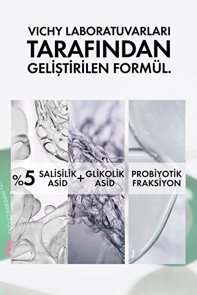 Vichy Normaderm Leke Karşıtı Serum 30 ml + Normaderm Phytosolution Arındırıcı Jel 50ml.Set