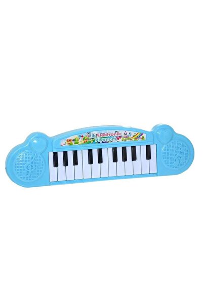 CİHAN Piano Piyano Mavi Çocuk Piano Çocuk Piyano 22 Tuş 13 Beyaz 9 Siyah Tuş
