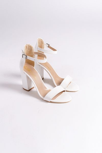 Sole 35 Women Shoes Sole Women Shoes Women's Thick Heel Buckle Single Band Shoes Heel Height 9 cm