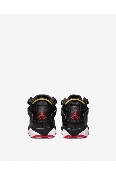 Nike Air Jordan 6 Rings Playoffs Siyah Kırmızı 322992-063 Erkek Ayakkabı