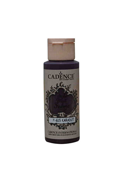 Cadence STYLE MATT FABRİC KUMAŞ BOYASI F-615 KARADUT 59 Ml.