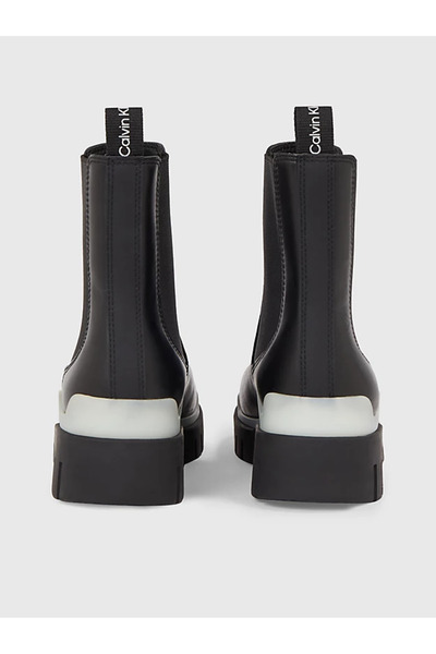 Calvin Klein Dámské zimní voděodolné gumové protiskluzové černé boty a botičky YW0YW01152-00V