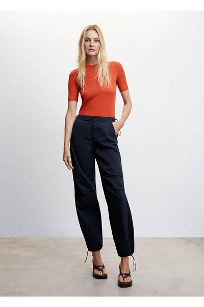 MANGO Woman T-Shirt με στρογγυλή λαιμόκοψη