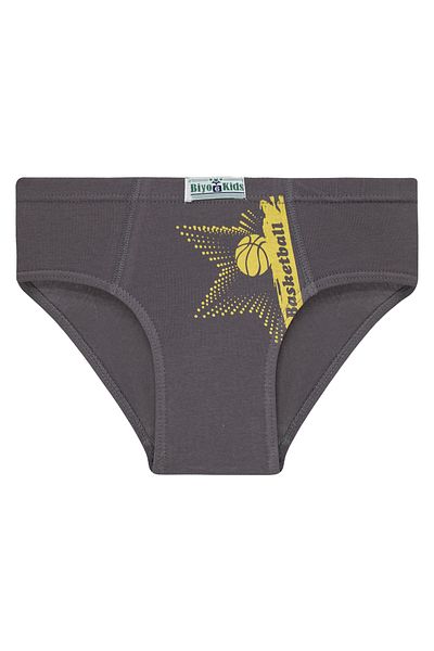biyokids Boy's 5 Pack Colorful Slip Panties - Basketball -