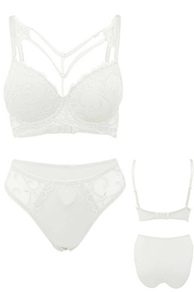 Le Jardin Fancy Bralet - Σετ σουτιέν από σιλικόνη με επένδυση και πέτρα