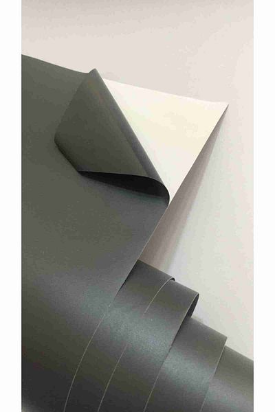 Baskı Madeni Anthracite Gray Matte Foil - Adhesive