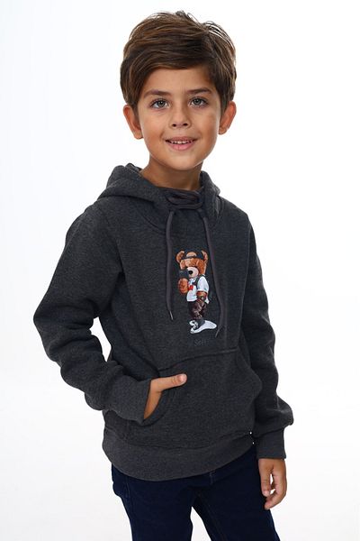 TURKUAZ KIDS Pulover pentru copii cu 3 fire, îmbrăcăminte pentru copii din bumbac sută la sută, pulover cu șardon model pulover