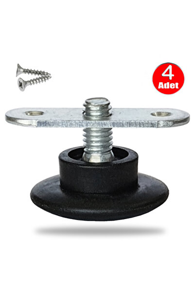 ALETÇANTAM 3cm Büyük Bingo Ayak Mobilya Dolap Masa Sehpa Ayağı 4 Adet + Vida