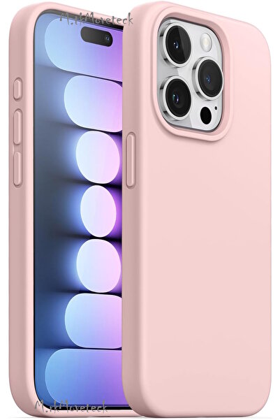 m.tk moveteck İphone 15 Pro Max Uyumlu Kılıf Kamera Çıkıntılı İçi Kadife Süet...