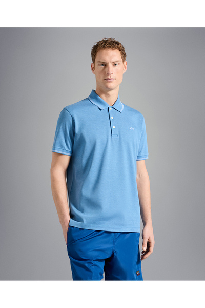 PAUL&SHARK C.W. Tricou Polo pentru bărbați din bumbac - Tricotat