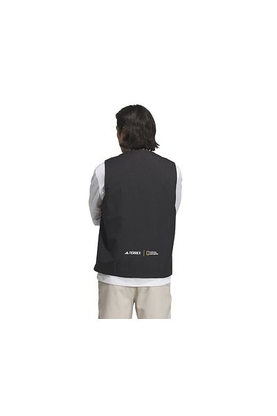 adidas National Geographic Vest Men's Outdoor Water Repellent Vest IL8992 Black