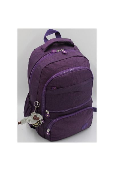 Bevitton Αδιάβροχο τσακισμένο ύφασμα Unisex σακίδιο πλάτης και σχολική τσάντα