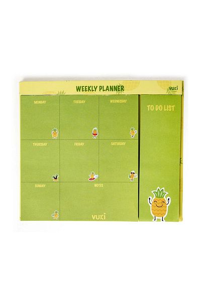 Şeker Ofisi Desktop Weekly Planner Notebook Pineapple