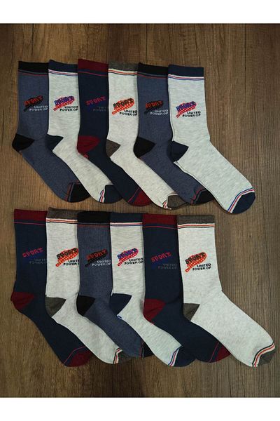 Leement socks Детски памучни ароматизирани чорапи, 12 чифта, с шарки