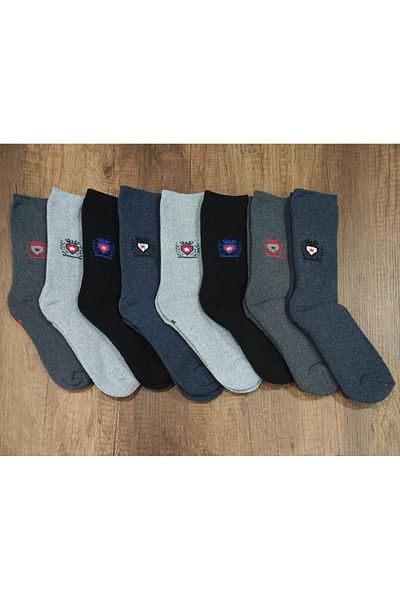 Leement socks Детски хавлиени чорапи, 8 чифта, памучни, дебели, зимни