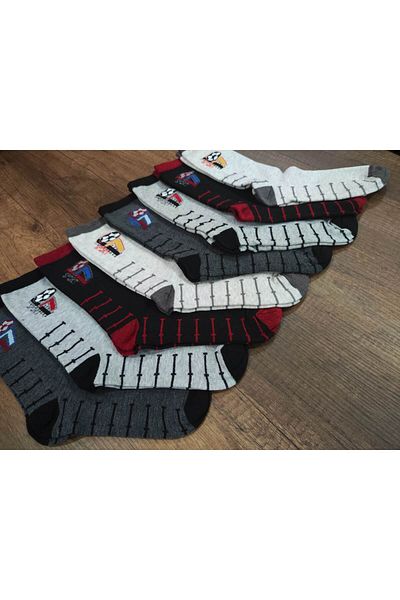 Leement socks Children's Cotton Scented Socks 8 Pairs Patterned