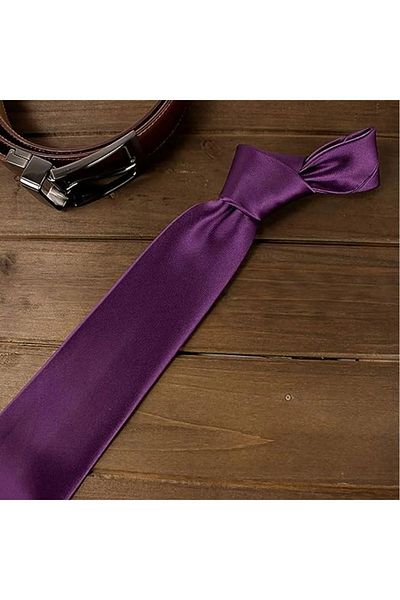 Trenderrs Men's Satin Tie And Handkerchief Set Men's Tie