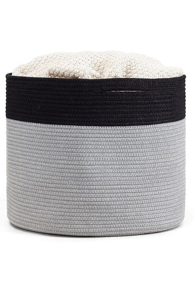 MaVaux Amaterasu Jute Wicker Basket - Organizer, 40cm X 30cm Wicker Woven