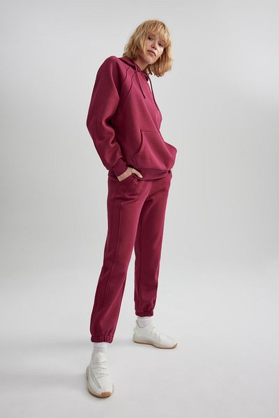 DeFacto Fit Oversize Fit Hooded Thick Athlete Sweatshirt
