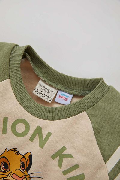 DeFacto Disney Lion King Baby Boy Sweatshirt - Crew Neck, Soft Feather, B0978A523Wn