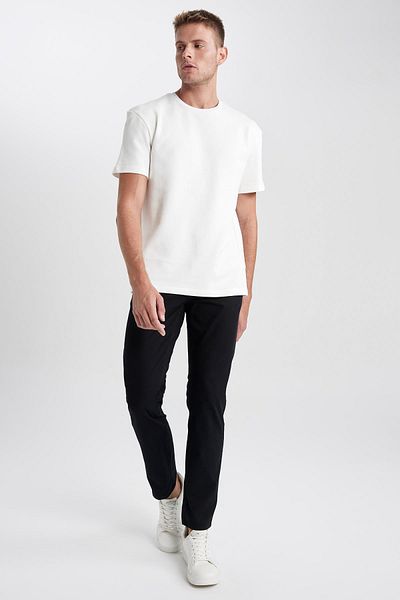 DeFacto Crew Neck Basic Short Sleeve T-Shirt B0200ax23au