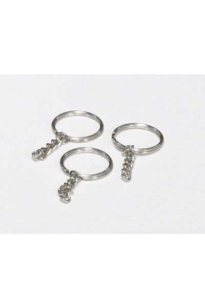 Yumuşakkeçe Chain Keychain Ring 100 Pieces