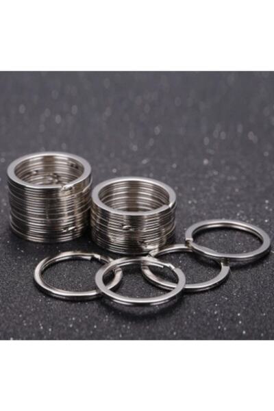 Aklar Çanta 200 komada 3 cm Privezak za ključeve prstenova (srebro)