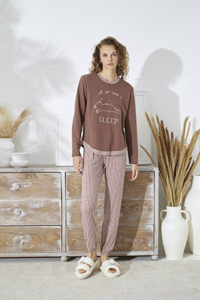 Sevim 15193 NAKIŞLI PİJAMA TAKIM