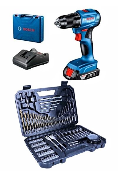 Bosch Gsr 185 li (tek batarya) ve Bosch 103 Parça Aksesuar Seti Hediye
