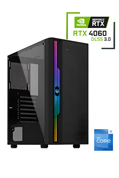 Pcbox İNTEL İ5 12400F / RTX 4060 / 16GB DDR4 / KİNGSTON 1 TB 3500- 2100MB/s M...