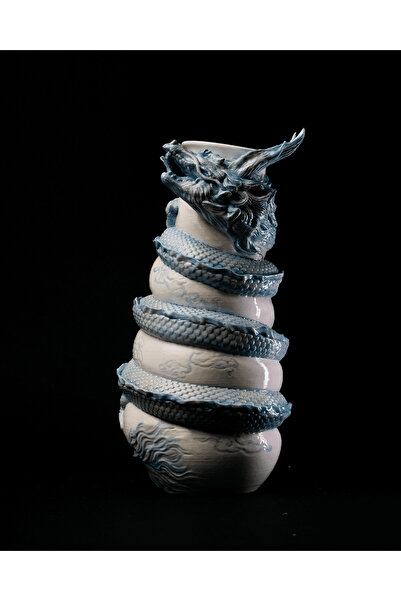 TuransoyCraft Mortal Kombat Ejderhası Vazo 20 Cm (Dev Boy)