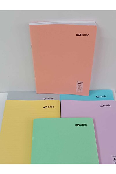 ÇilekKurdu Defter ÇİZGİLİ 100 Yaprak A4 Pp Kapak Dikişli (2 Adet)