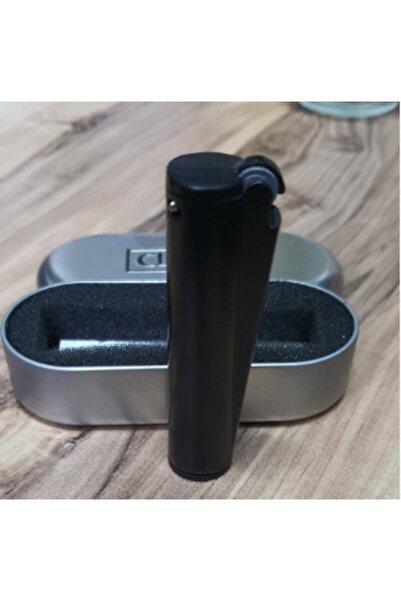 Clipper Siyah Benzinli Metal Çakmak