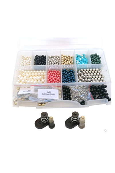 Klinkshop Çakma Inci- Çekiçle Çakılabilen Karışık Renkli Inciler Ve Aparatlar...