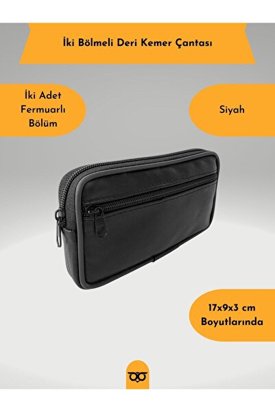 IAMLEATHER Deri Kemere Takılan Çanta Telefon Gözlük Cüzdan Anahtarlık Çantası