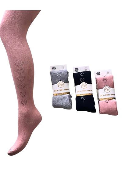 socksbox Комплект от 3 детски чорапогащи от естествен памук
