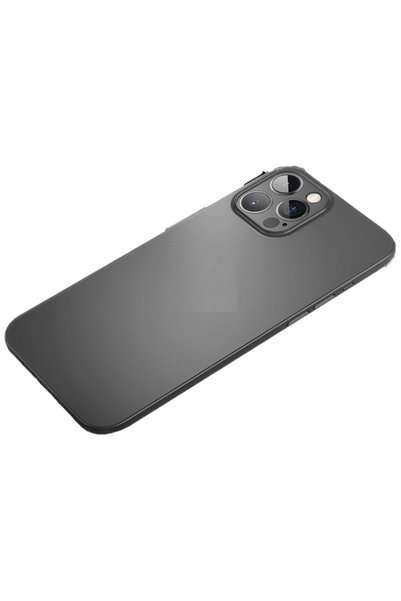 UnDePlus Iphone 11 Pro Uyumlu Kılıf Ultra Ince Hayalet Sert Kapak Füme Füme
