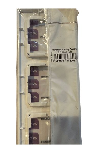 Mutlusan Candela Quad Horizontal Frame White21258001401