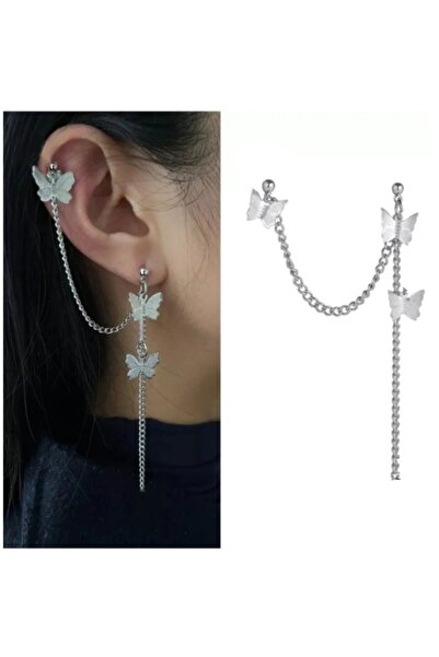 TakıConcept Yıldız Sallantılı Kıkırdak Küpe